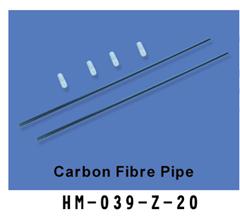 HM-039-Z-20 carbon flybar pipe